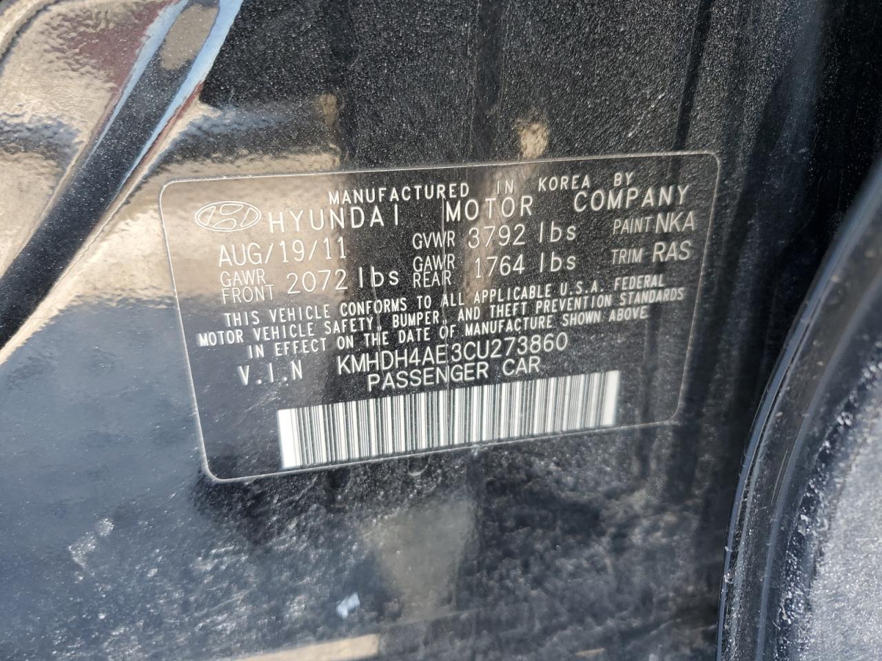 2012 Hyundai Elantra - Image 12