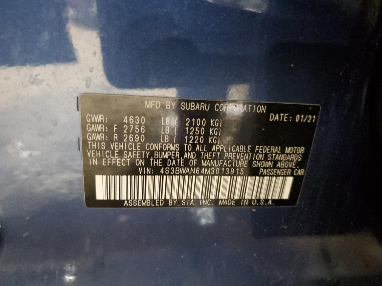 2021 Subaru Legacy - Image 14