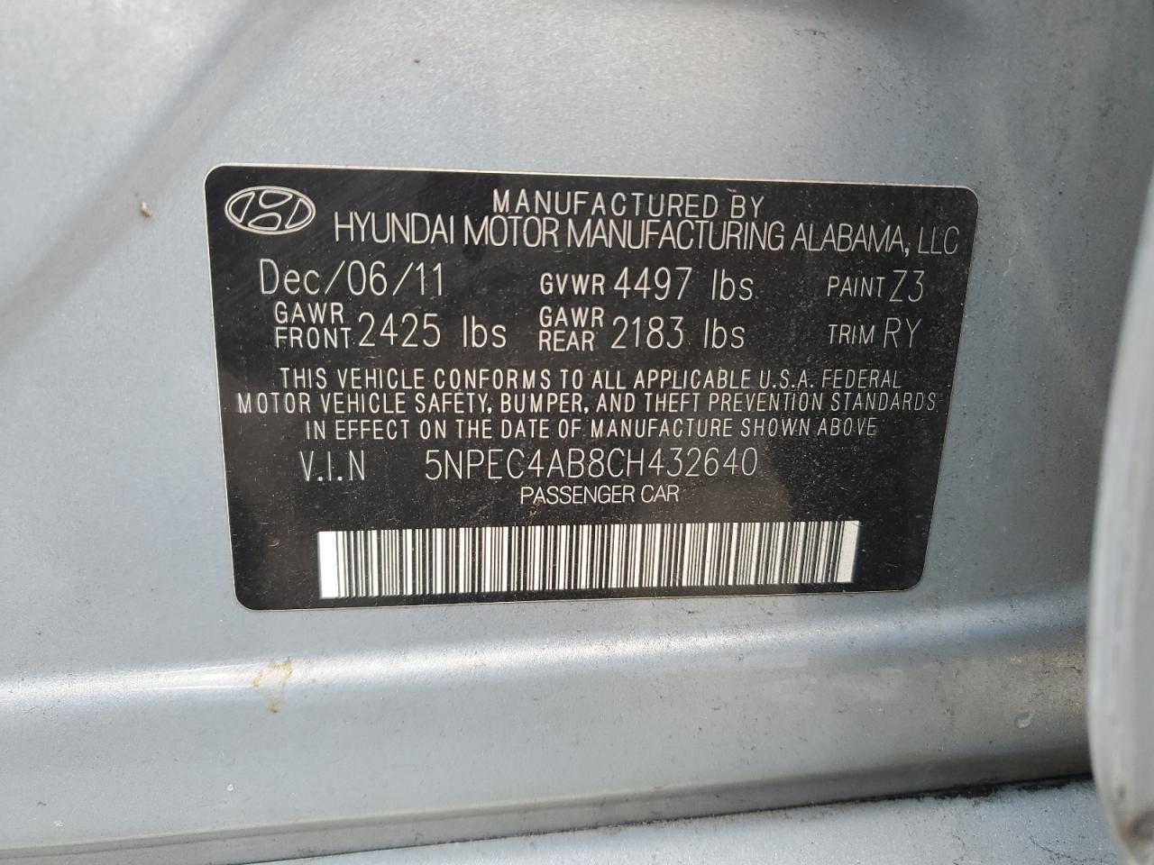 2012 Hyundai Sonata - Image 14