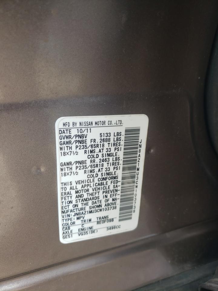 2012 Nissan Murano - Image 13