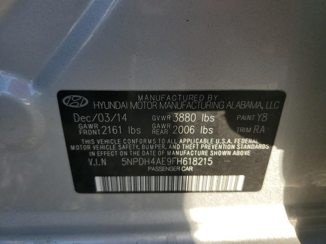 2015 Hyundai Elantra - Image 12