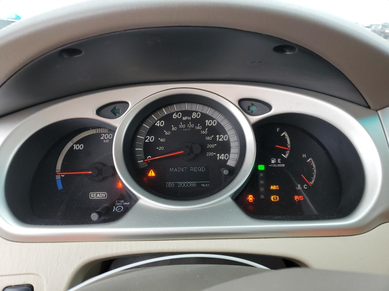 2007 Toyota Highlander Hybrid VIN: JTEEW21A870043465 Lot: 45380745