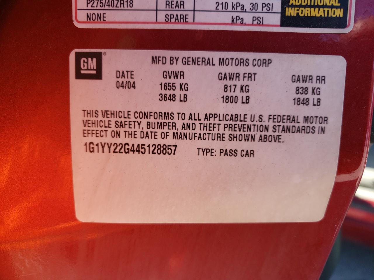 2004 Chevrolet Corvette - Image 12