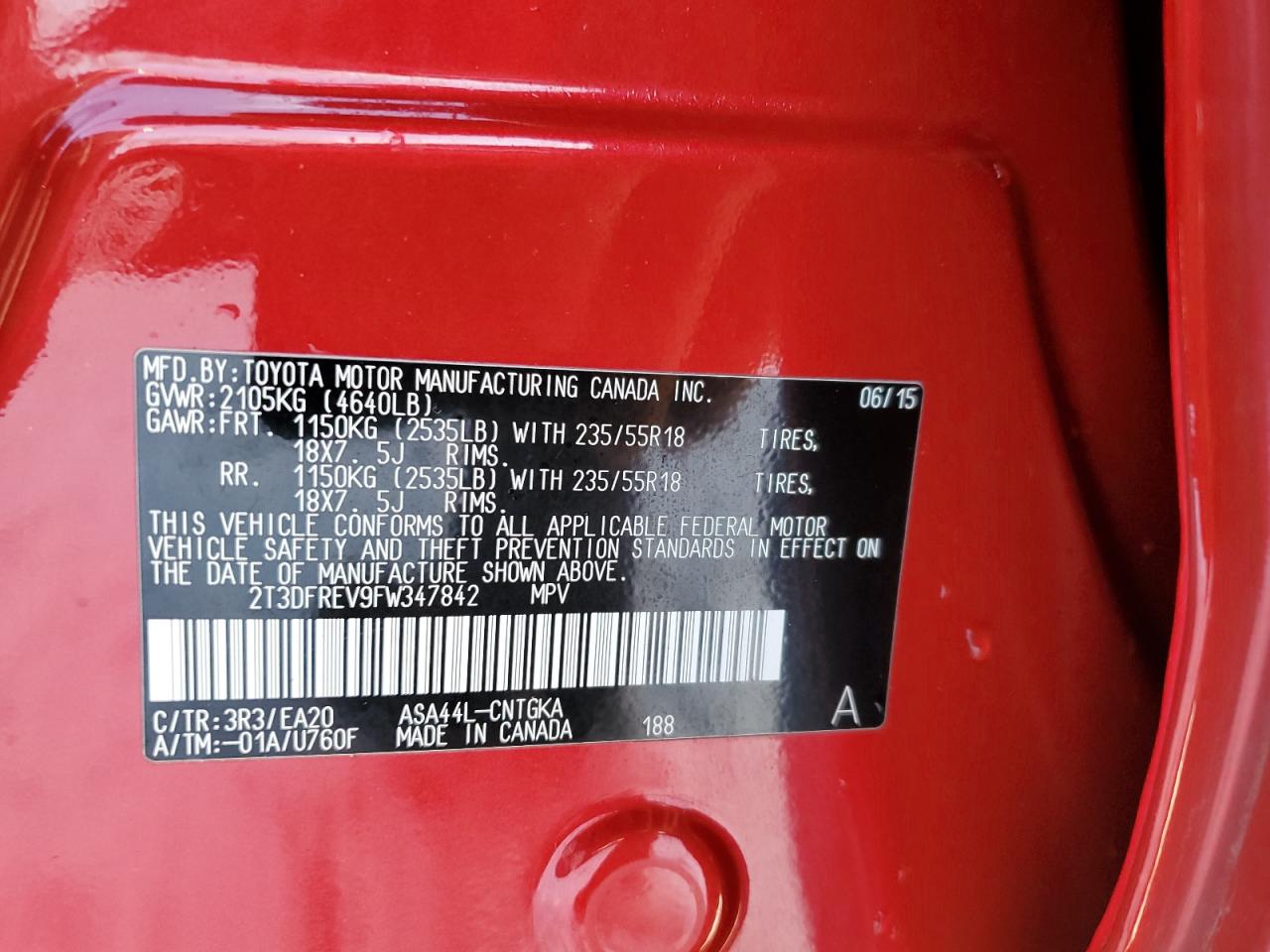 2015 Toyota RAV 4 - Image 12