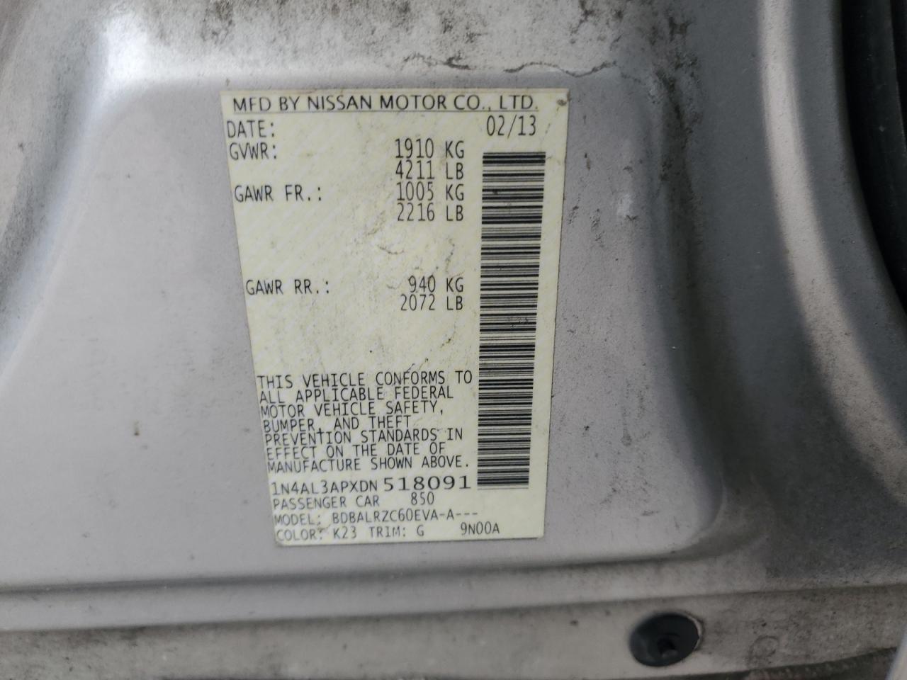 2013 Nissan Altima - Image 13