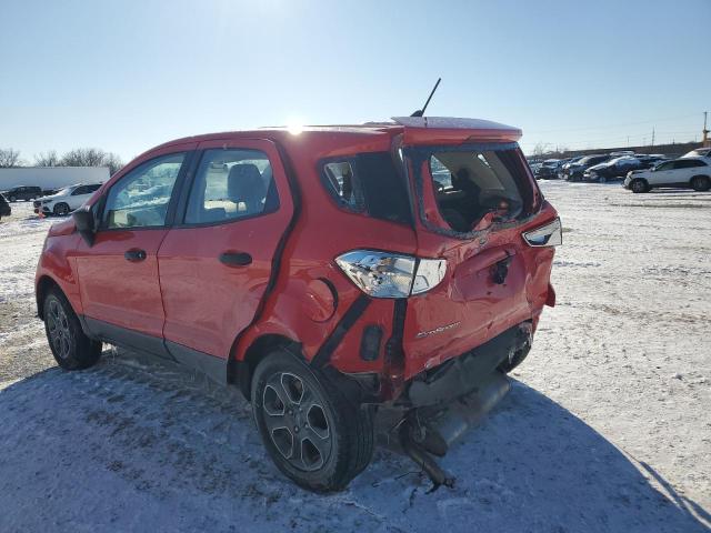  FORD ECOSPORT 2022 Red