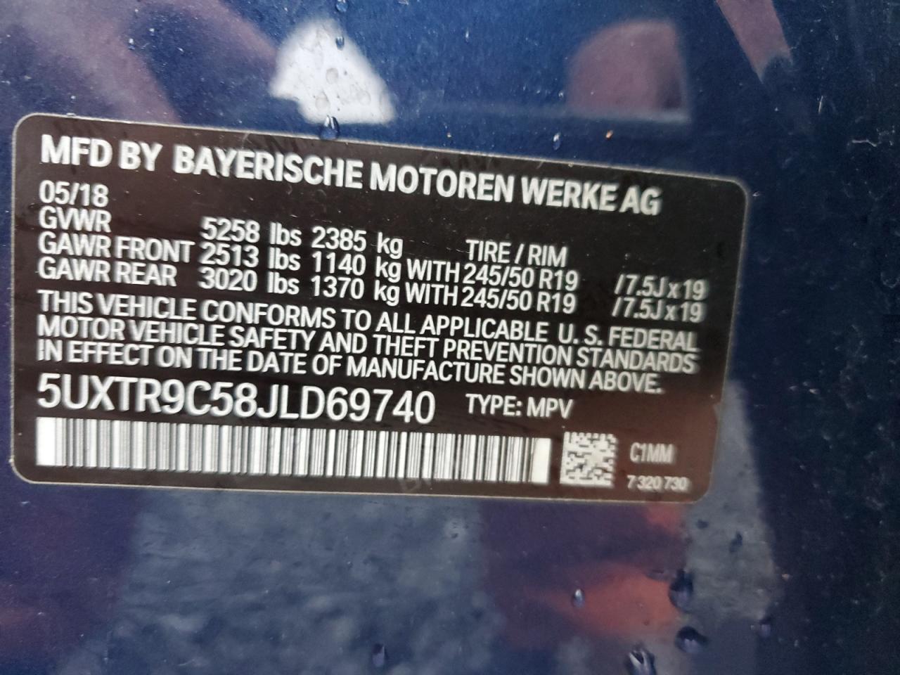 2018 BMW X3 - Image 14