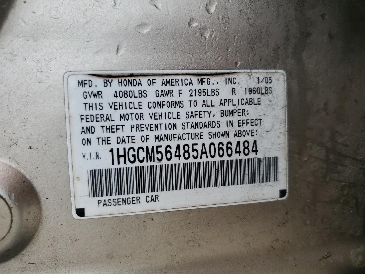 2005 Honda Accord - Image 13