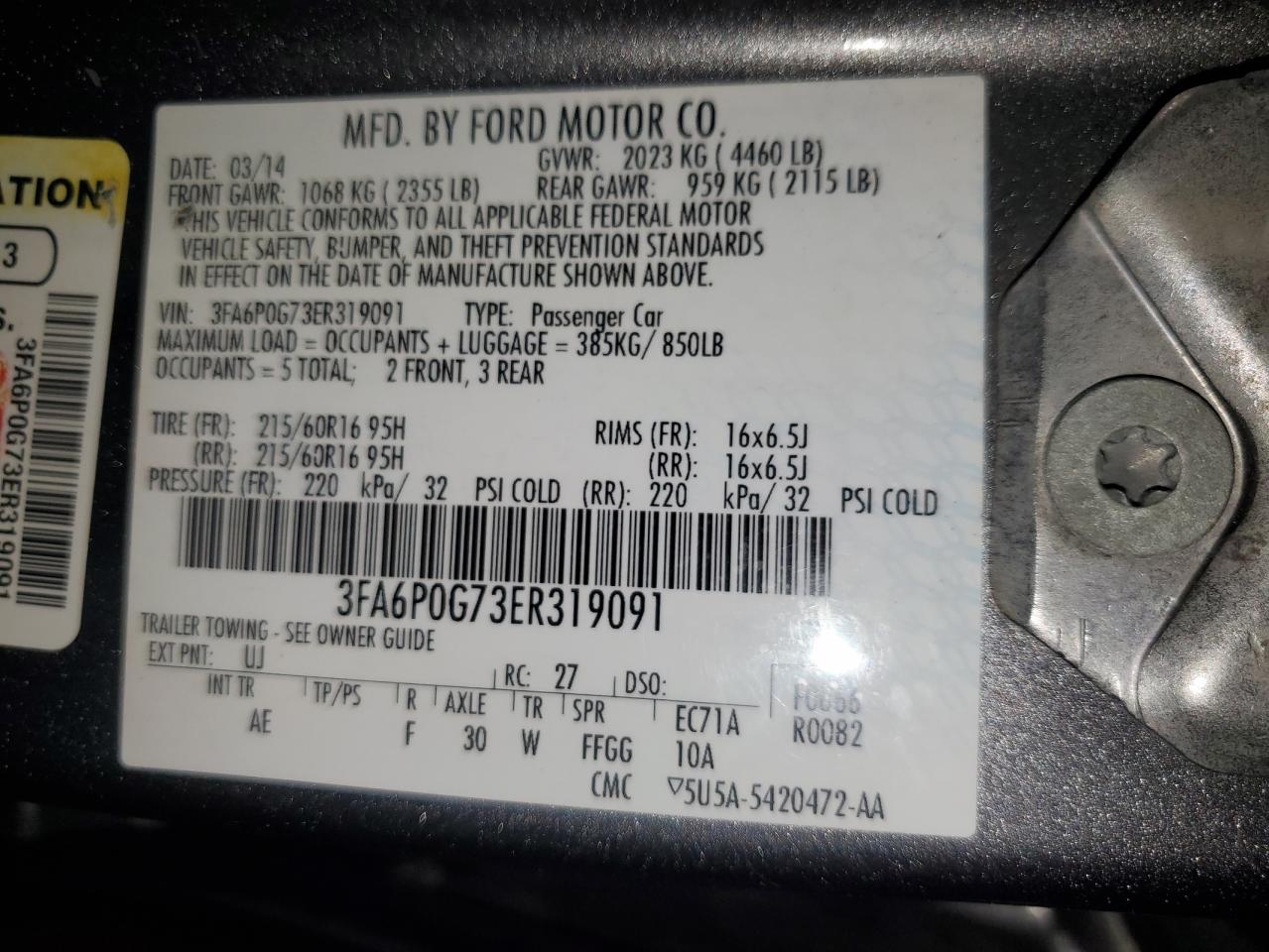 2014 Ford Fusion - Image 14