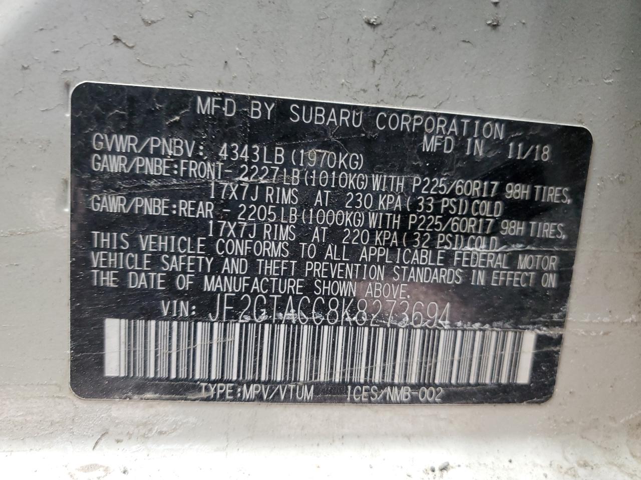 2019 Subaru XV - Image 14