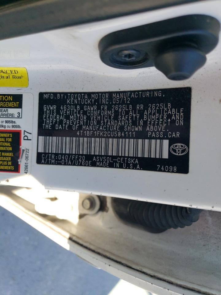 2012 Toyota Camry - Image 14