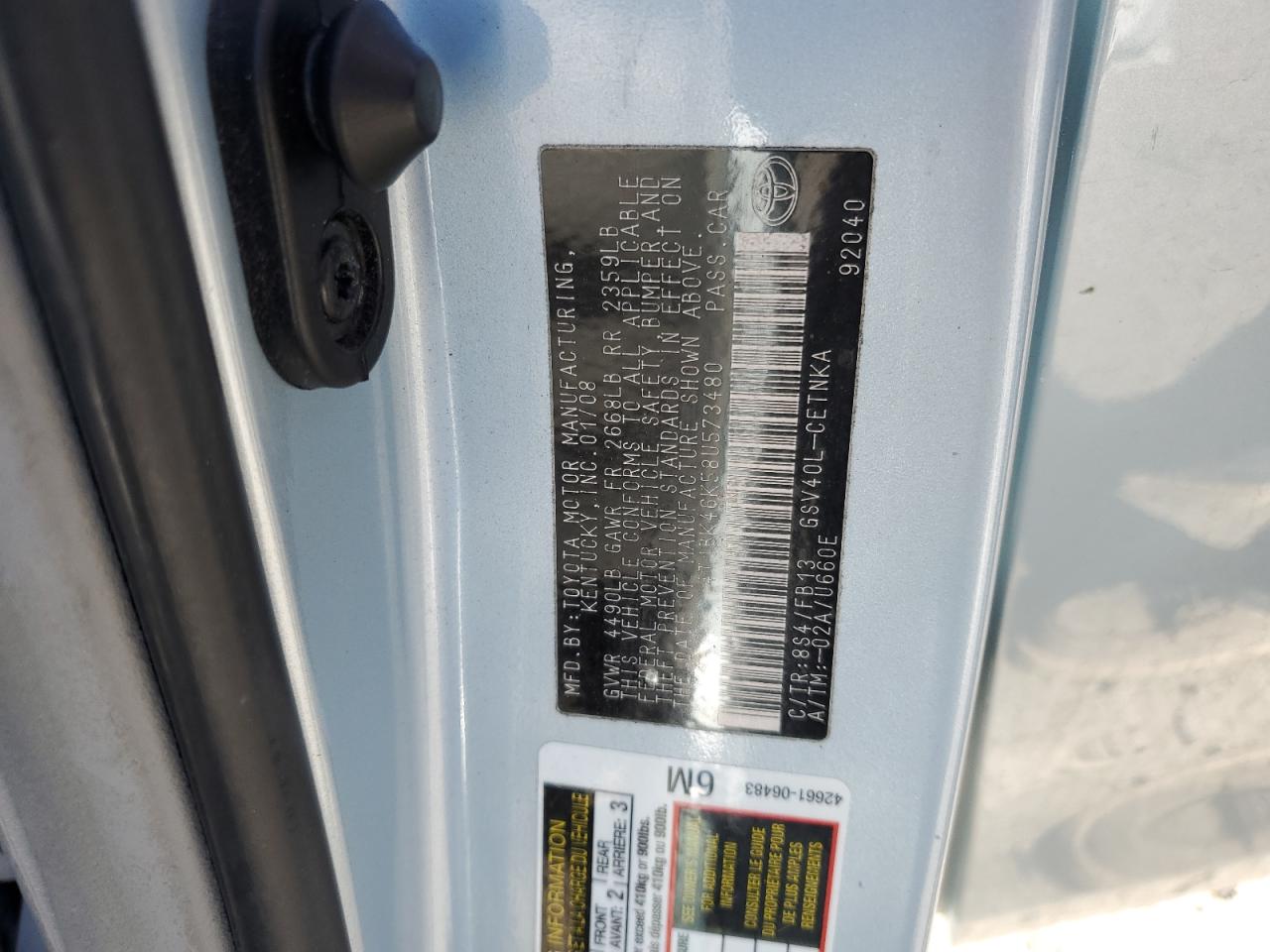 2008 Toyota Camry - Image 12