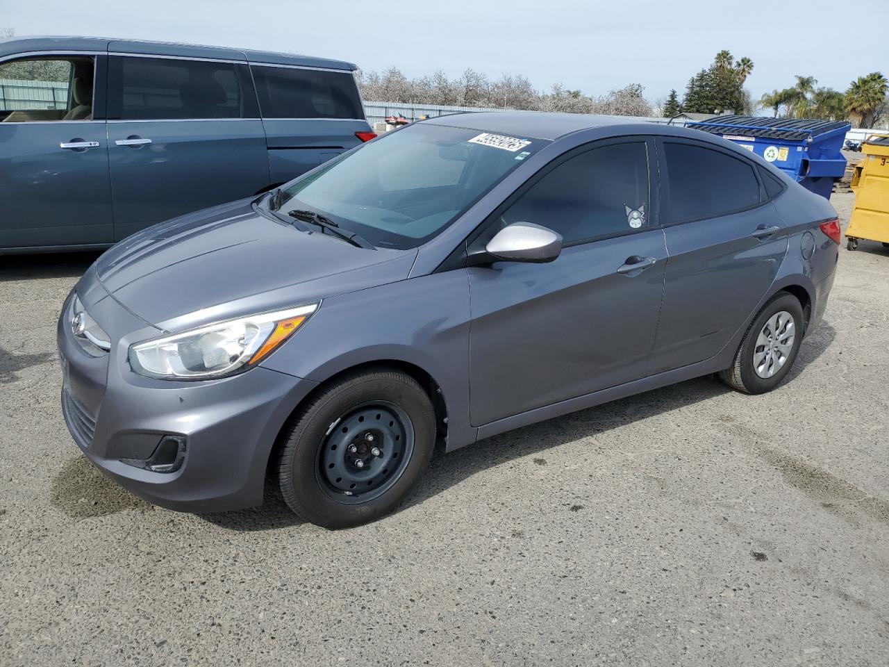 2016 Hyundai Accent Se en Venta en Fresno, CA - Rear End
