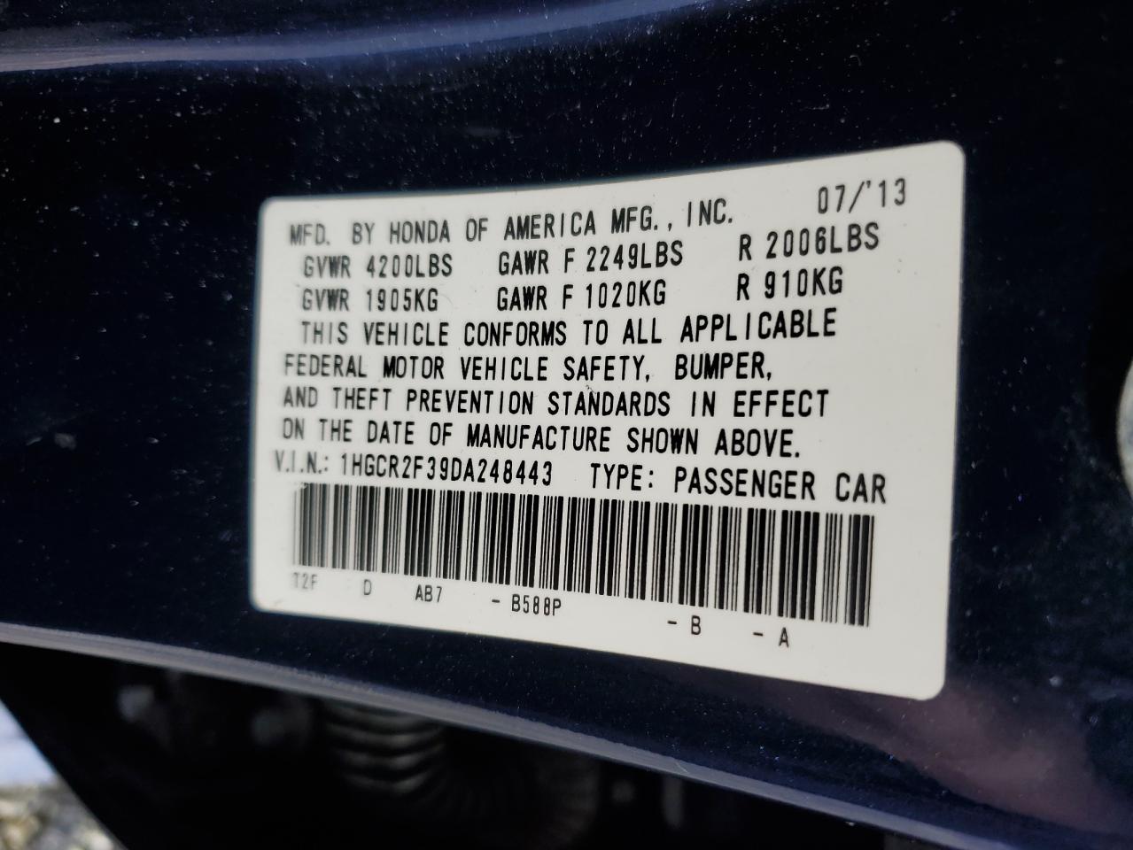 2013 Honda Accord - Image 13