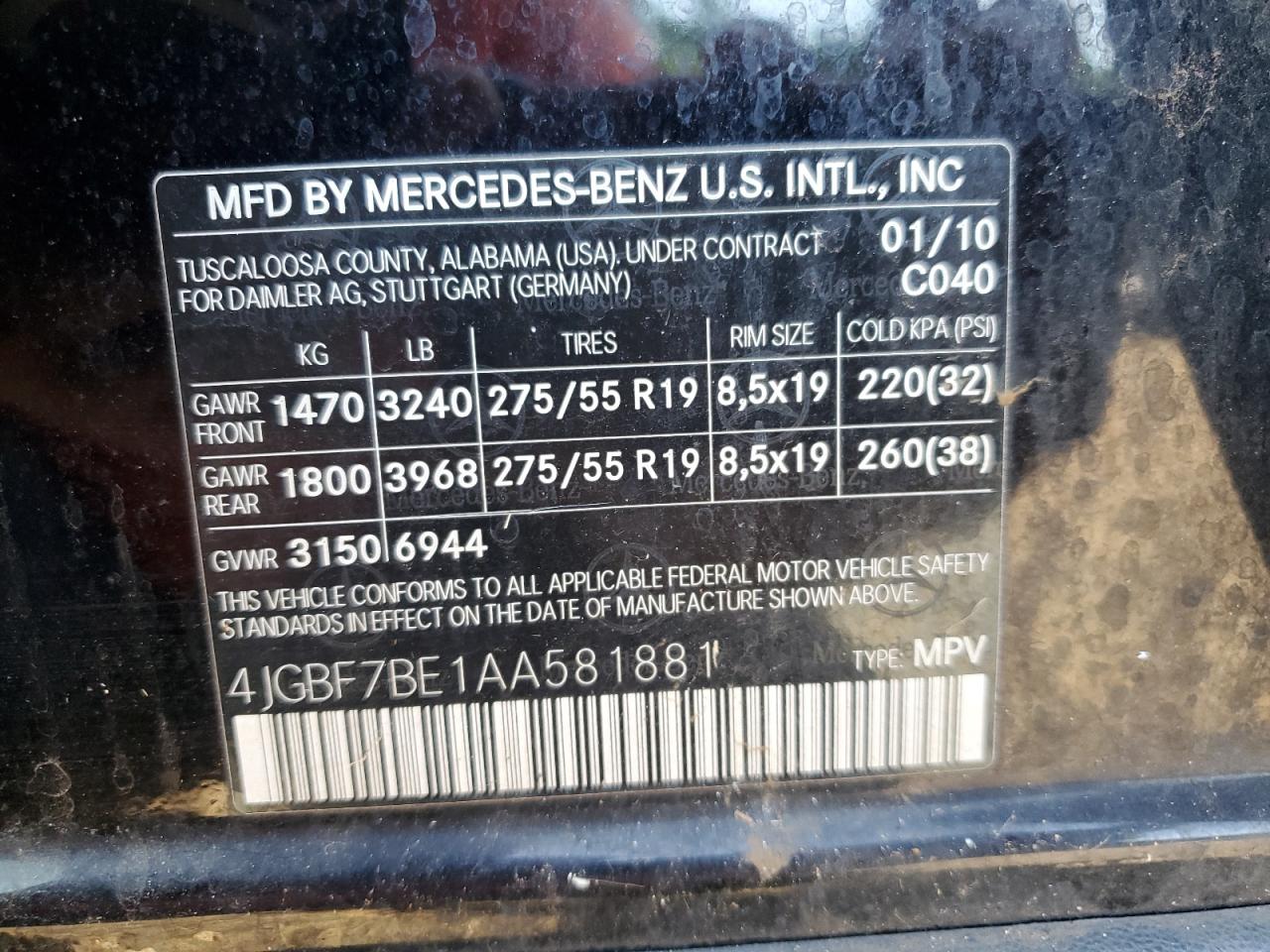 2010 Mercedes-Benz GL-klasse - Image 13