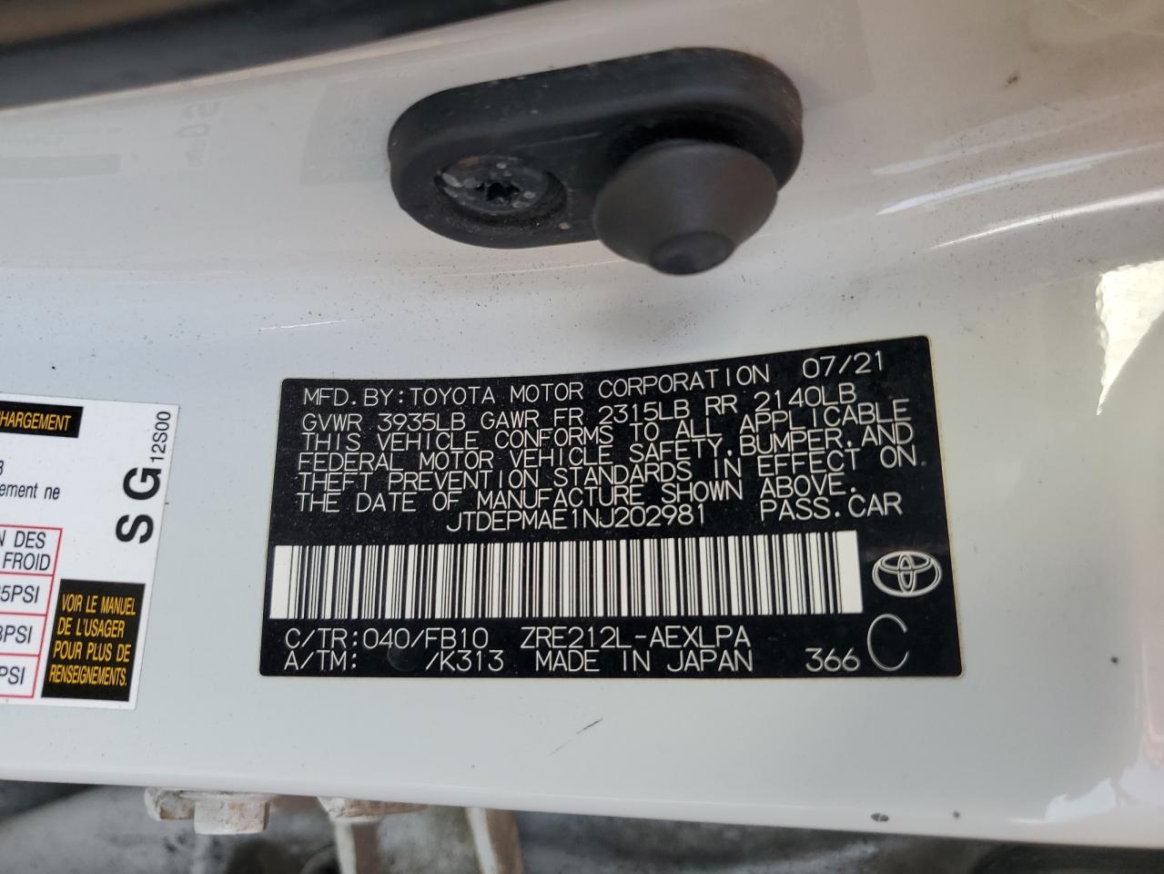 2022 Toyota Corolla - Image 12