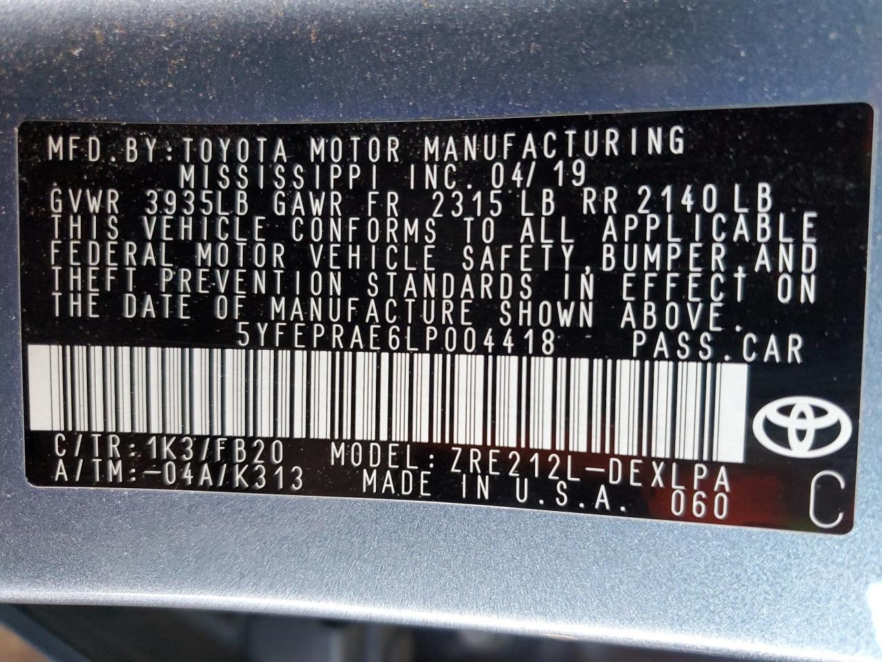 2020 Toyota Corolla - Image 12