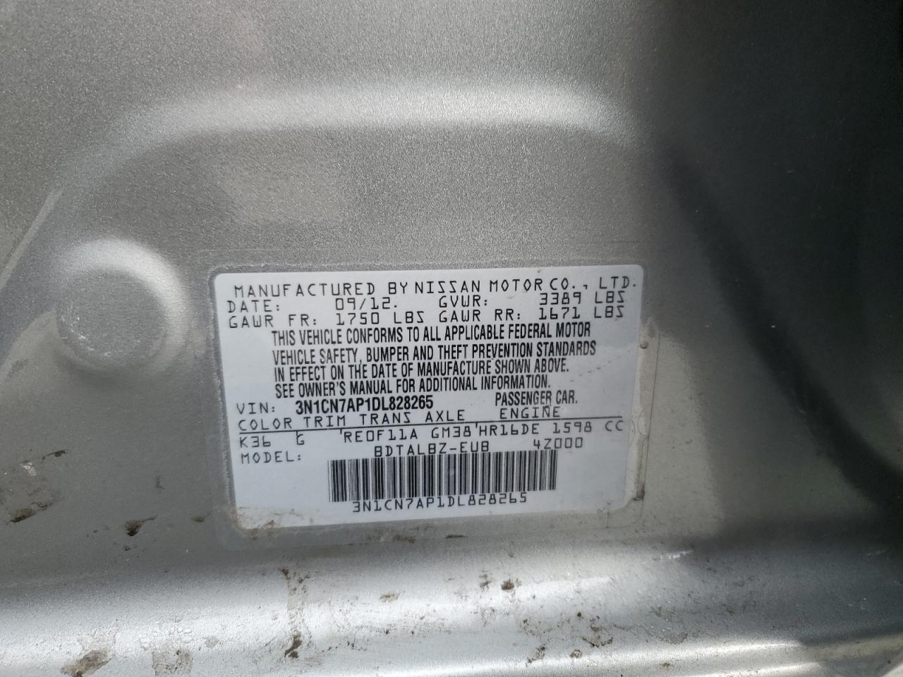 2013 Nissan Versa - Image 12