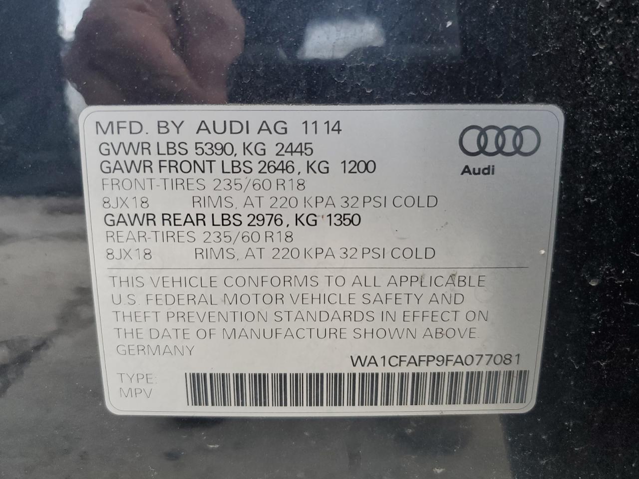 2015 Audi Q5 - Image 13