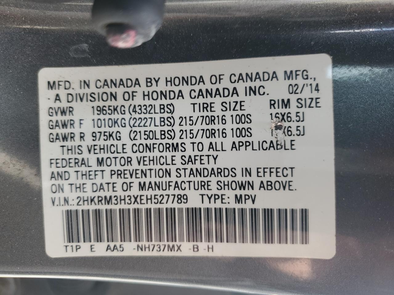 2014 Honda CR-V - Image 14
