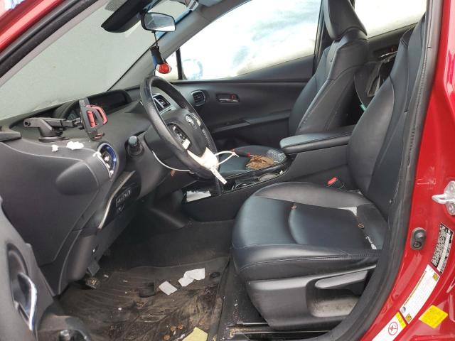  TOYOTA PRIUS 2018 Красный