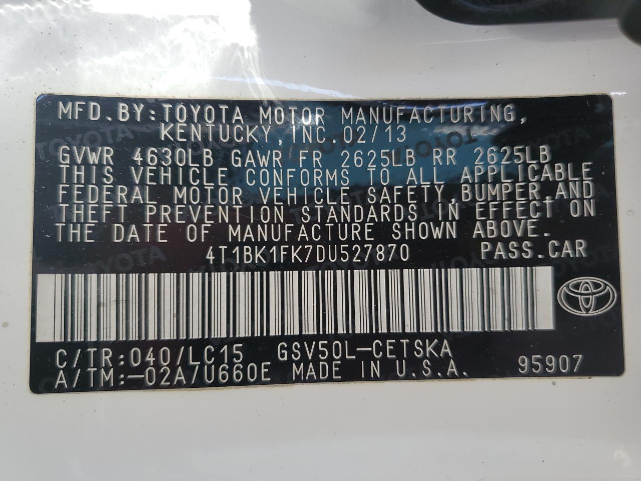 2013 Toyota Camry - Image 14