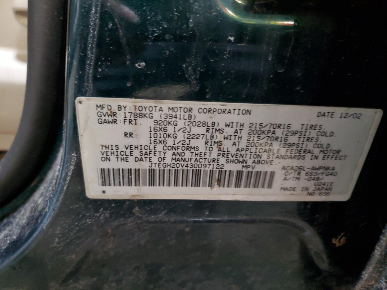 2003 Toyota RAV 4 - Image 13