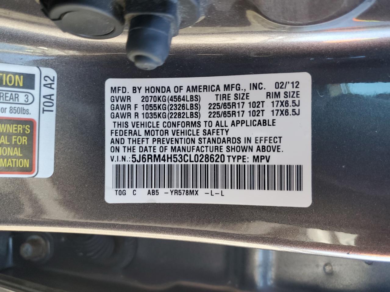 2012 Honda CR-V - Image 16