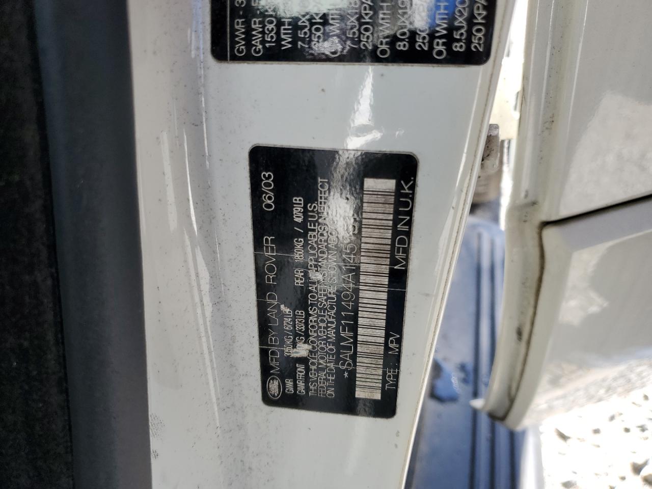 2004 Land Rover Range Rover - Image 13