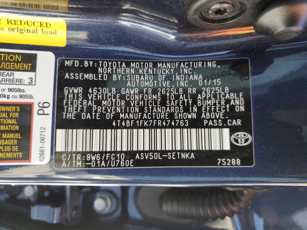 2015 Toyota Camry - Image 14