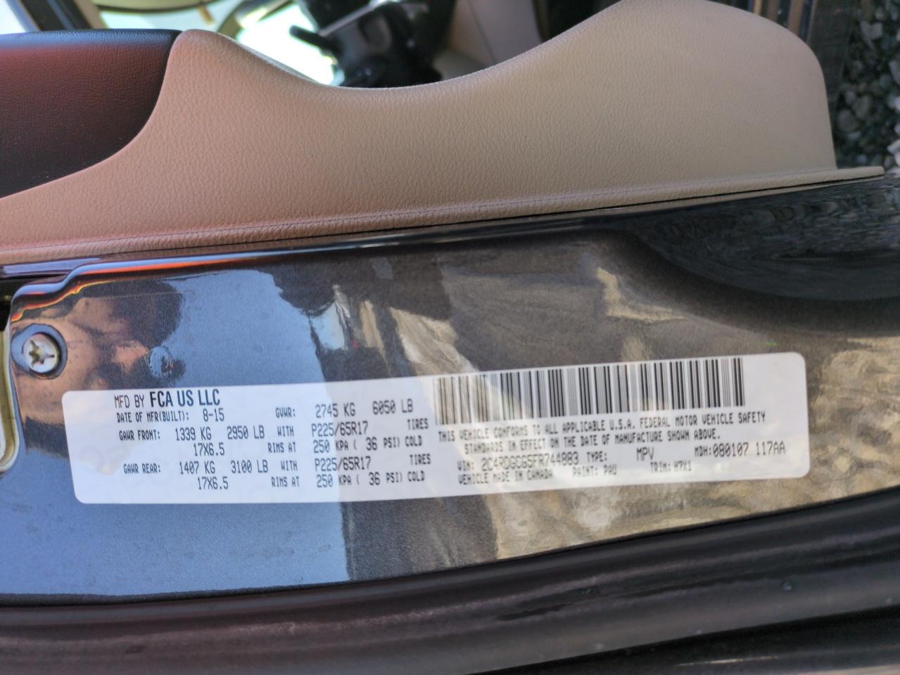 2015 Dodge Caravan - Image 13