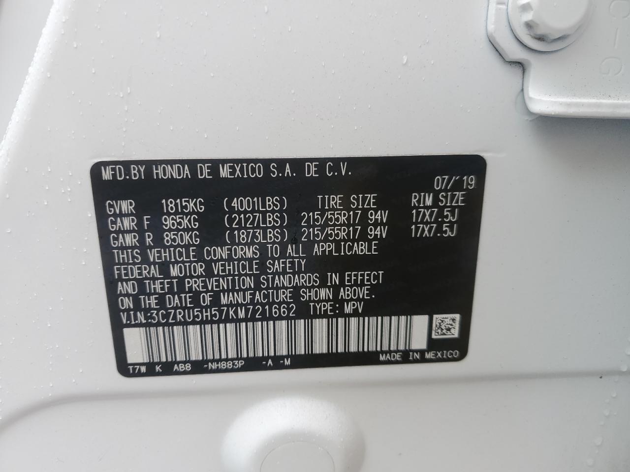 2019 Honda HR-V - Image 13