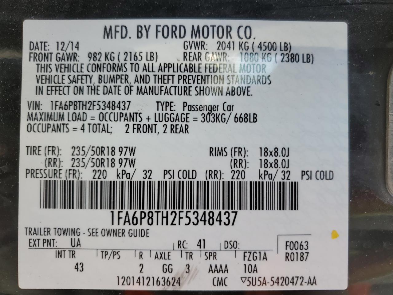 2015 Ford Mustang - Image 13