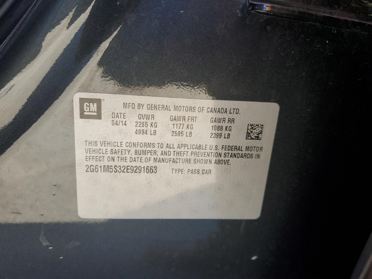 2014 Cadillac Xts Luxury Collection VIN: 2G61M5S32E9291663 Lot: 50421035
