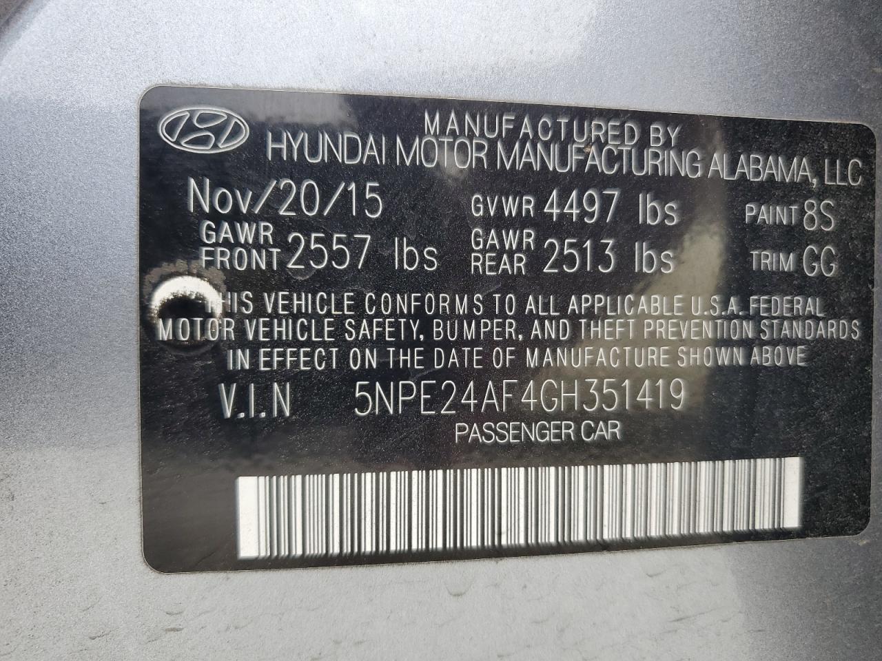 2016 Hyundai Sonata - Image 13