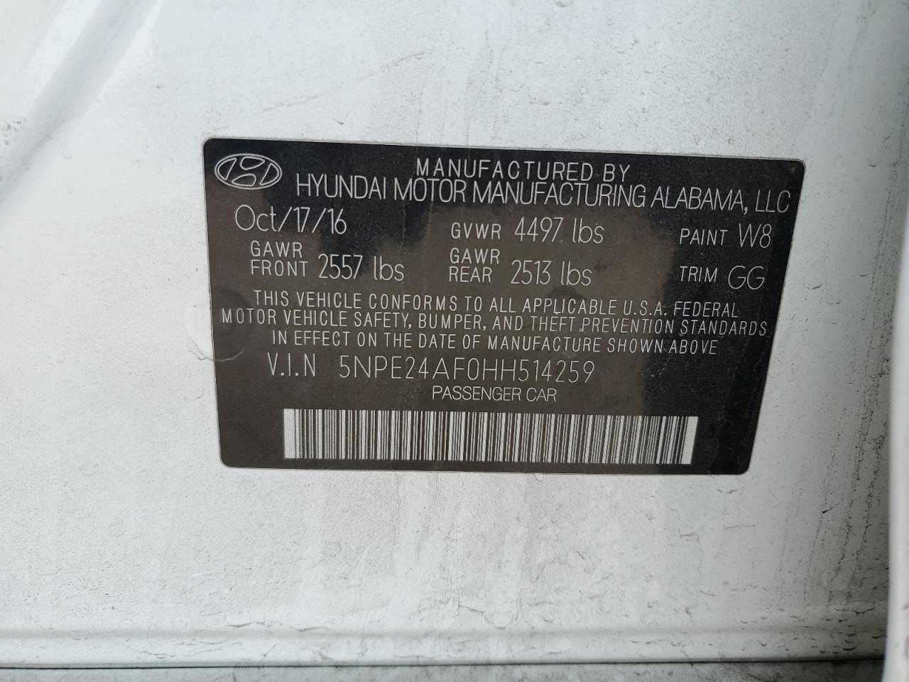 2017 Hyundai Sonata - Image 14