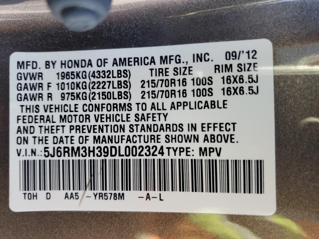 2013 Honda CR-V - Image 13