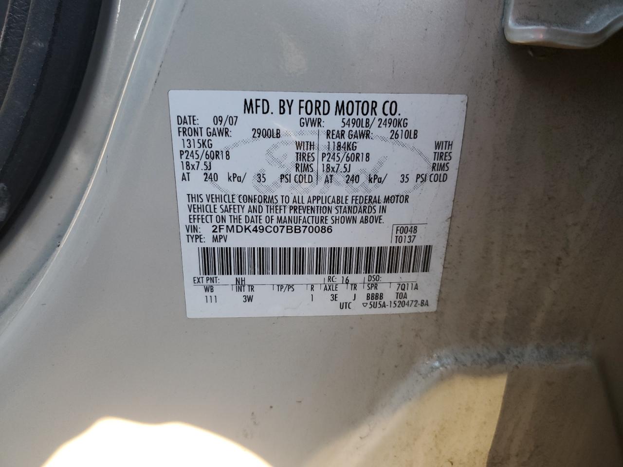 2007 Ford Edge - Image 15
