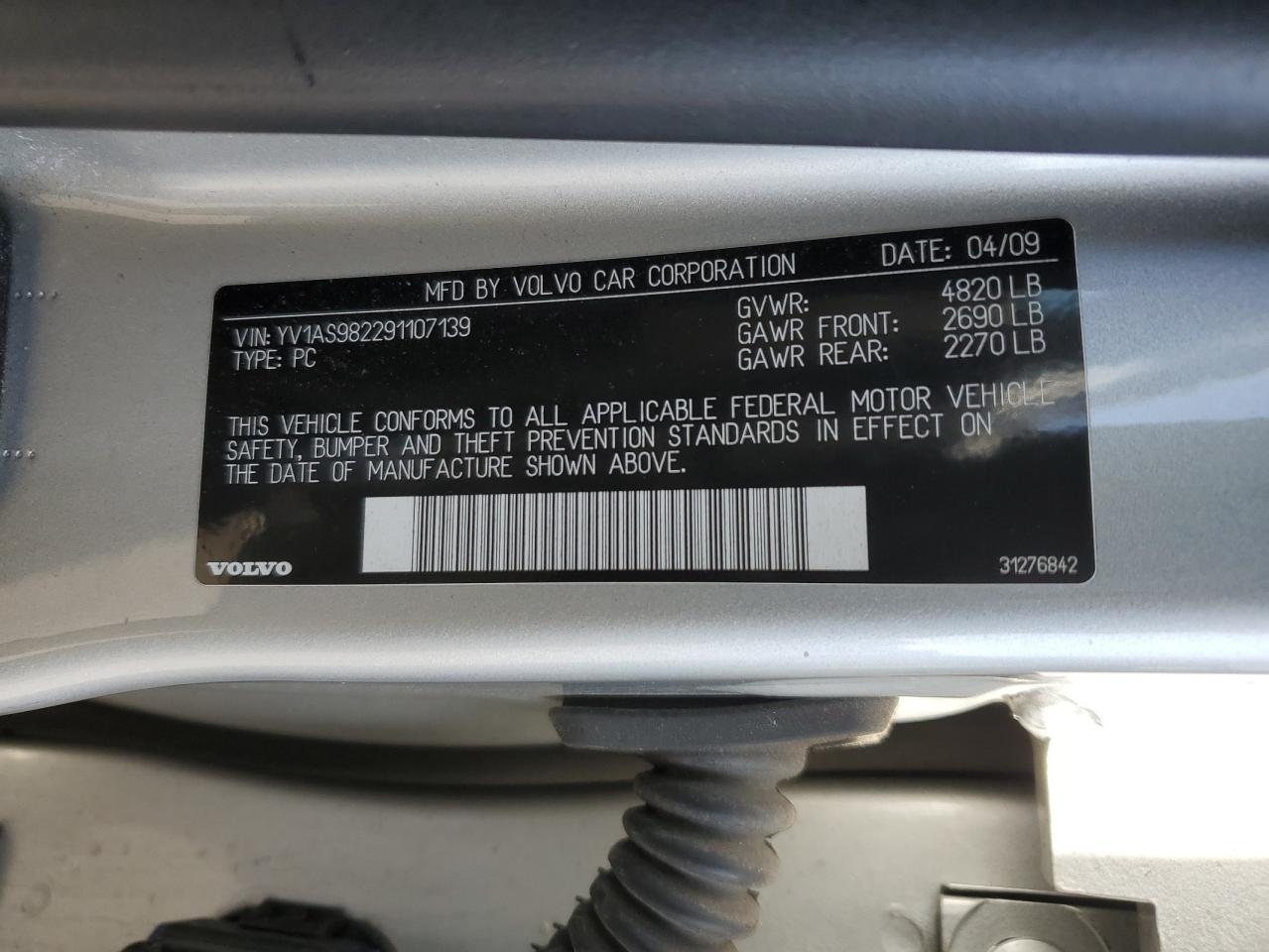 2009 Volvo S80 - Image 12