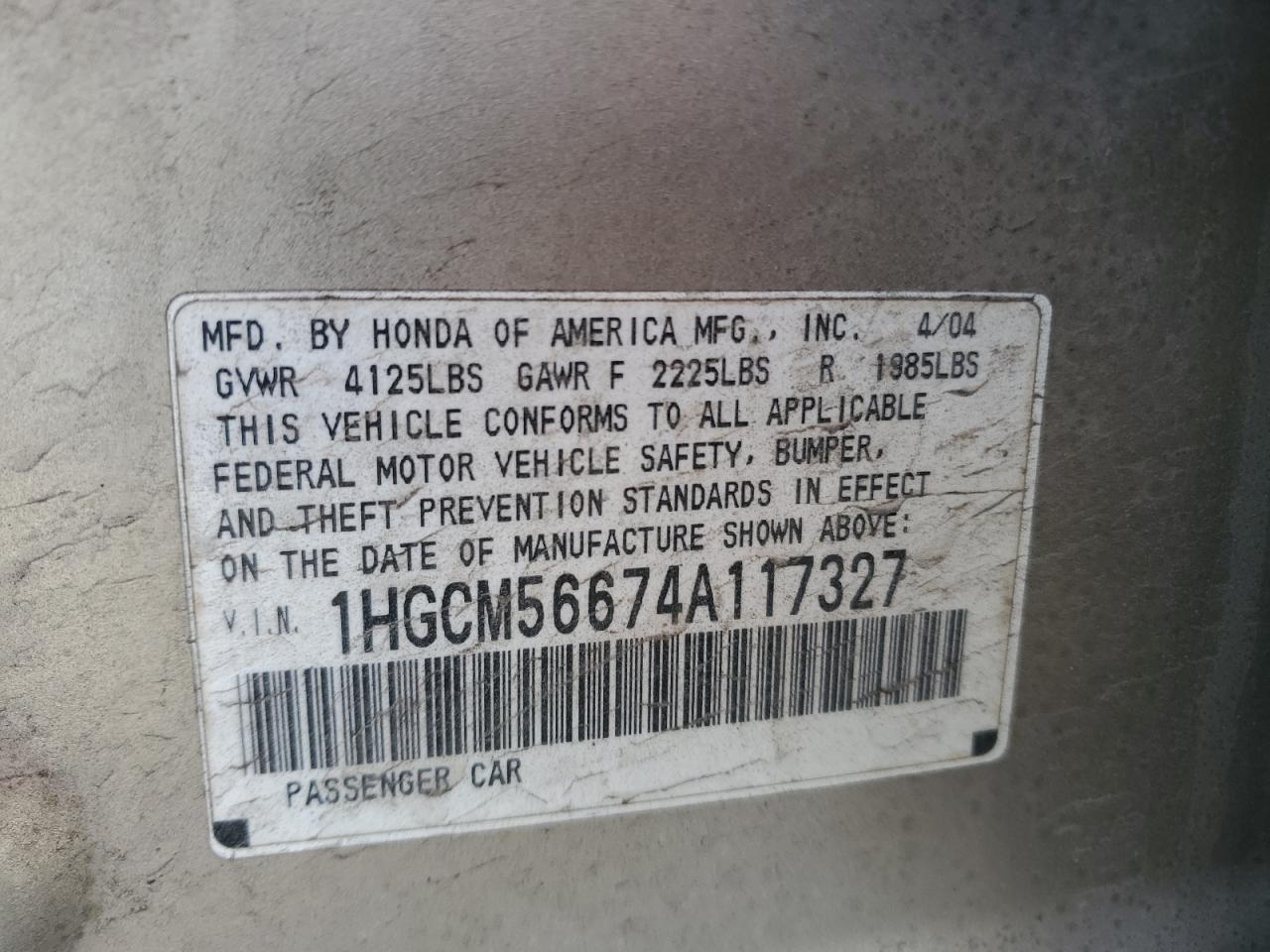 2004 Honda Accord - Image 12