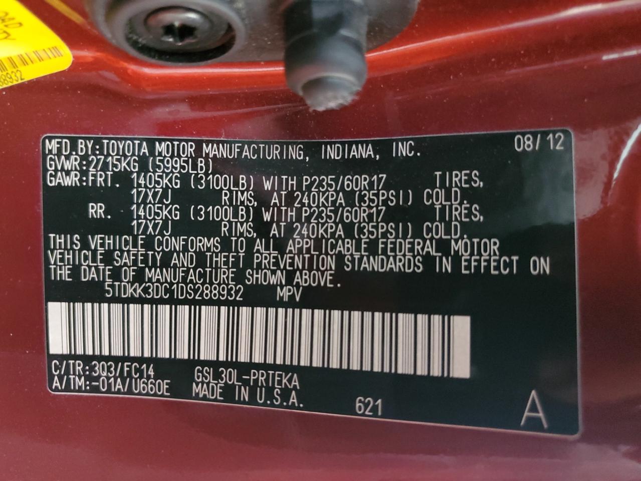 2013 Toyota Sienna - Image 15