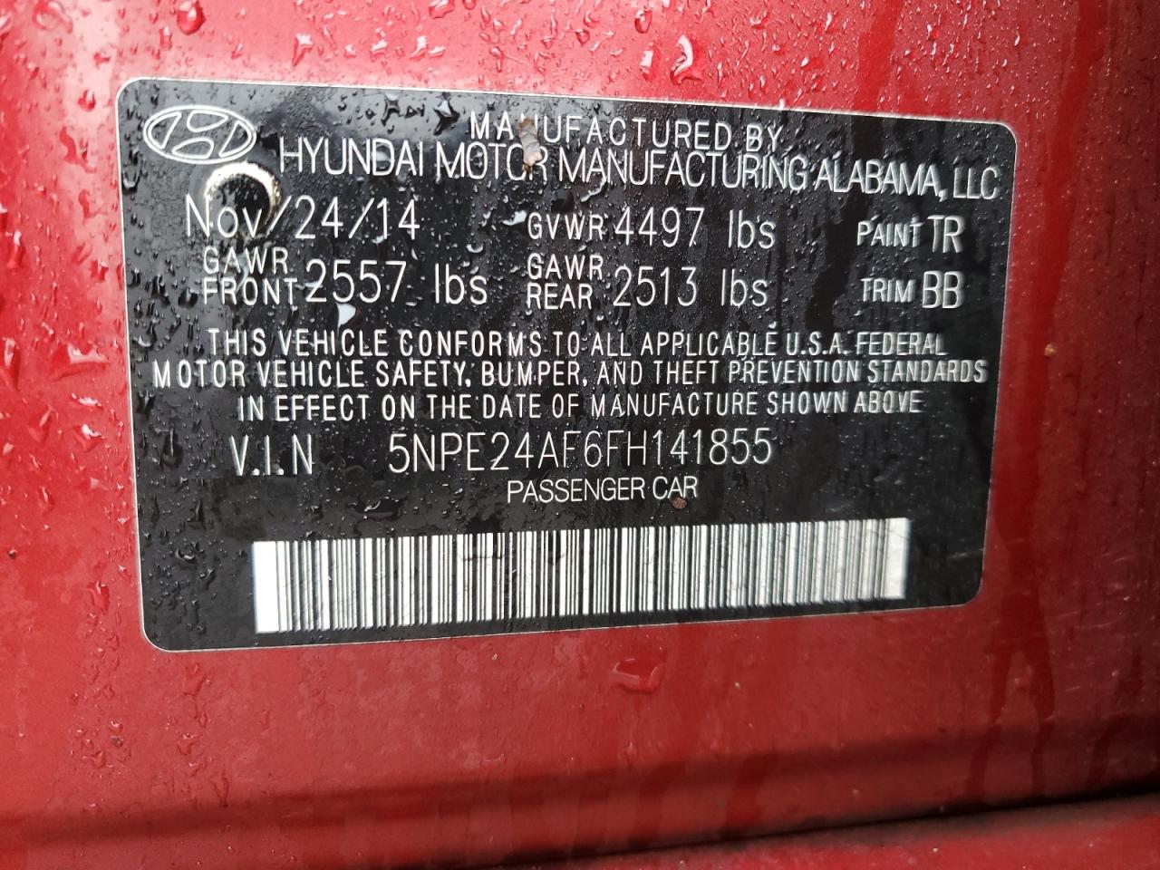 2015 Hyundai Sonata - Image 14