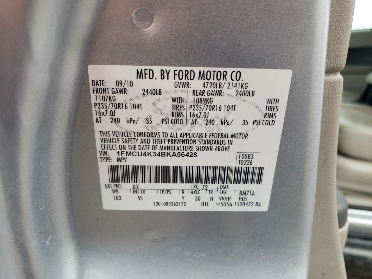 2011 Ford Escape - Image 13