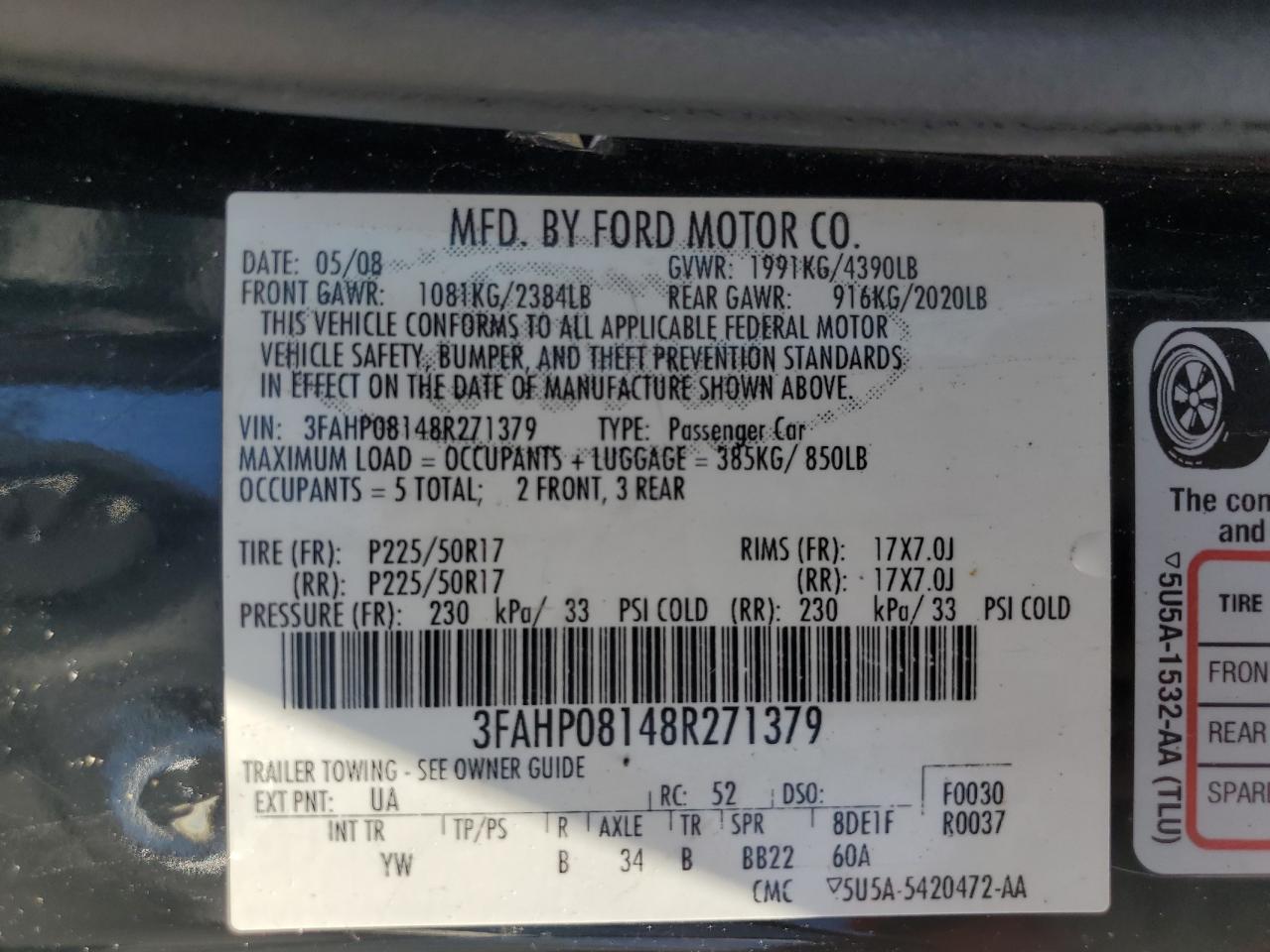 2008 Ford Fusion - Image 12