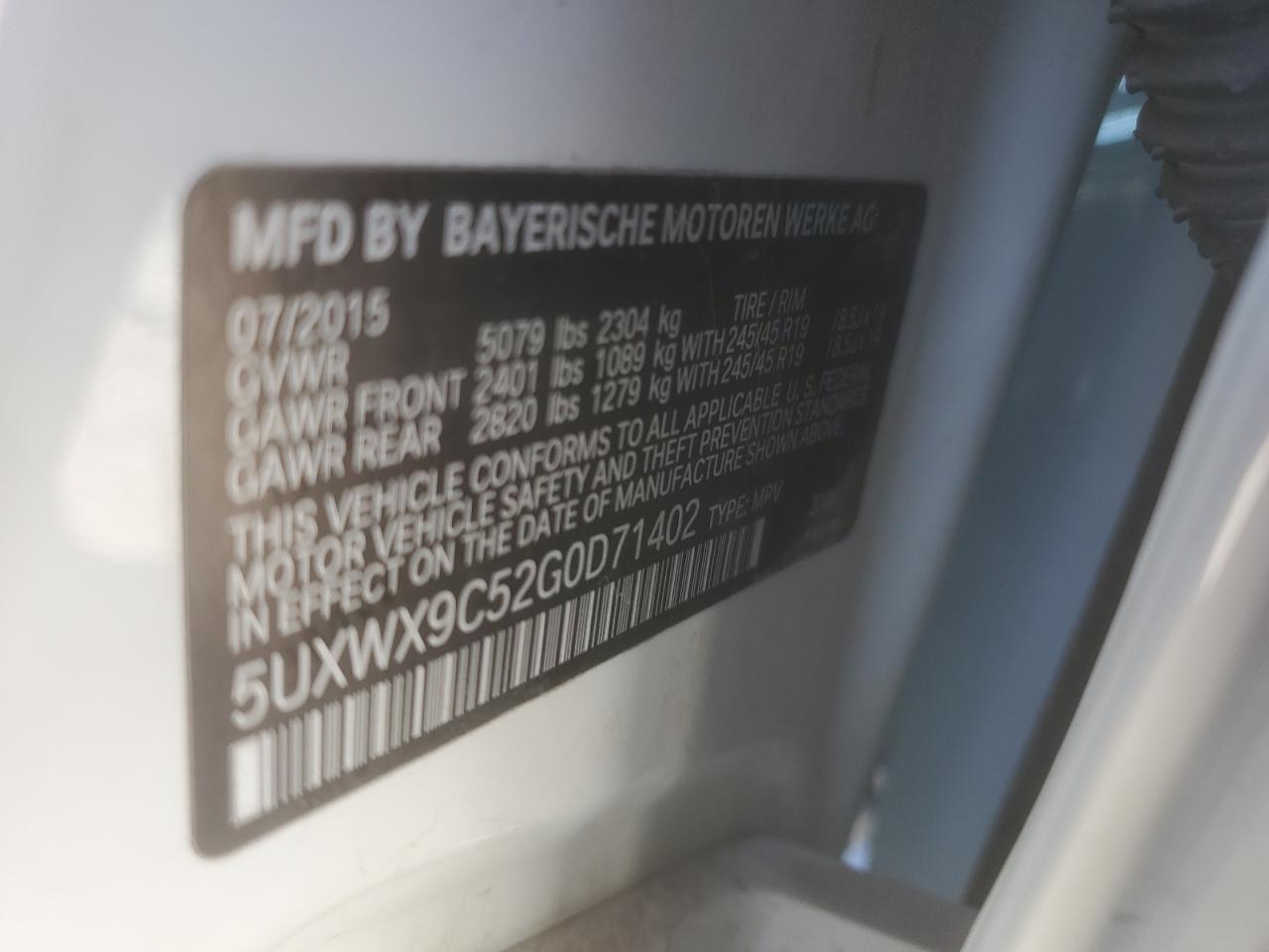 2016 BMW X3 - Image 14