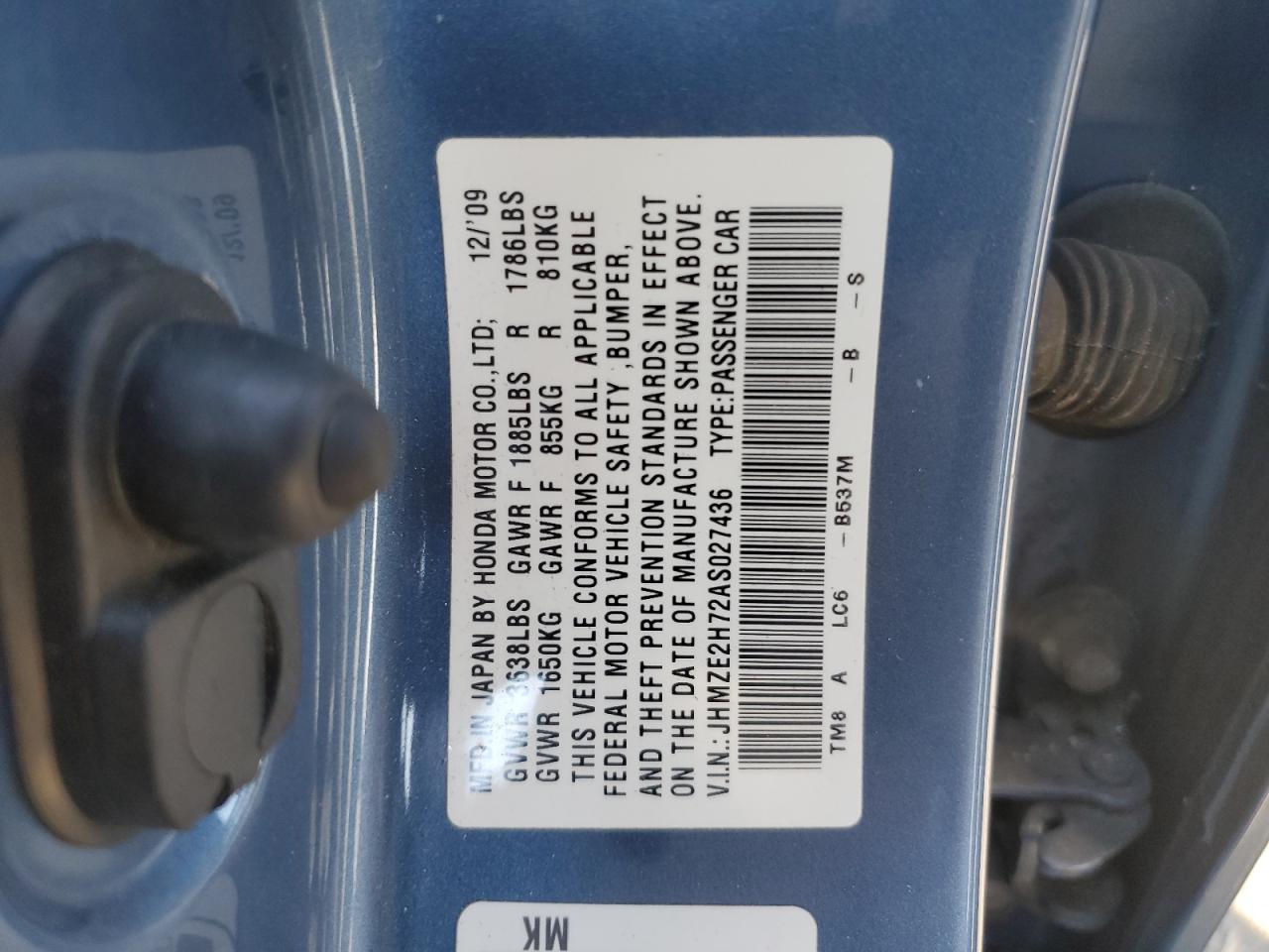 2010 Honda Insight - Image 12