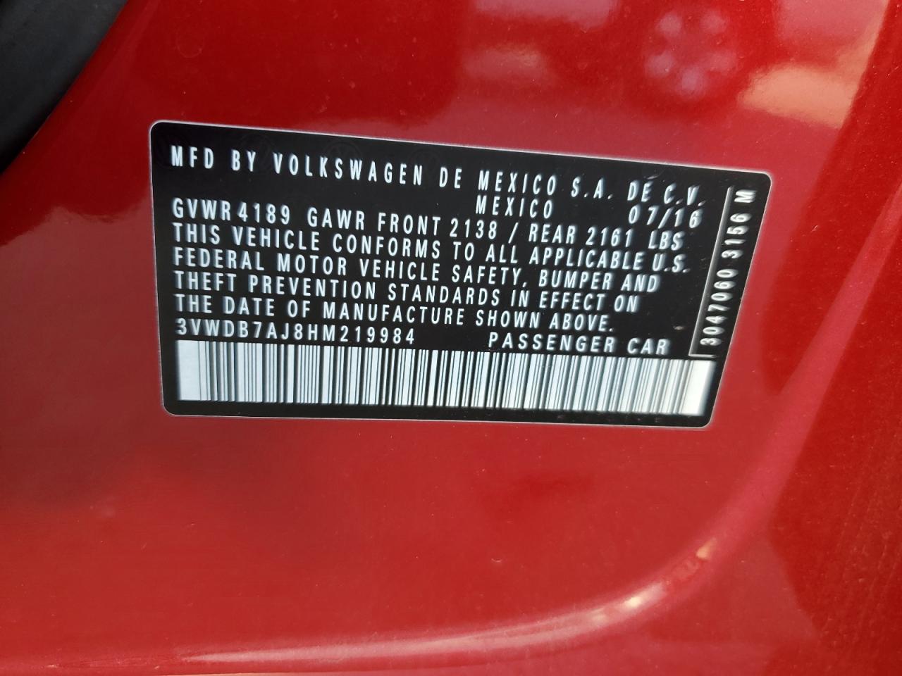 2017 Volkswagen Jetta - Image 12