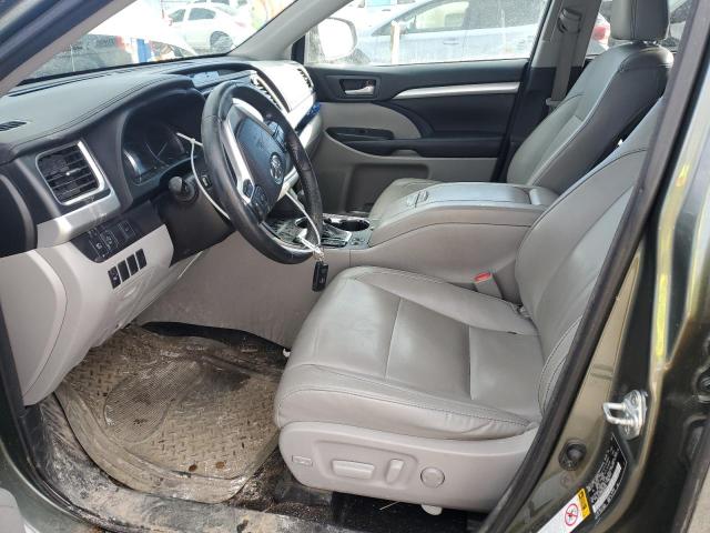  TOYOTA HIGHLANDER 2017 Green