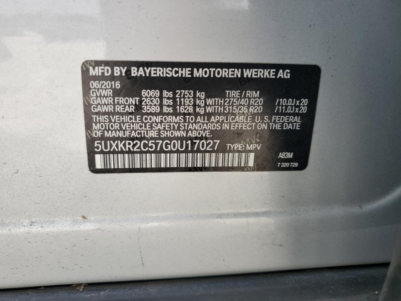 2016 BMW X5 - Image 13
