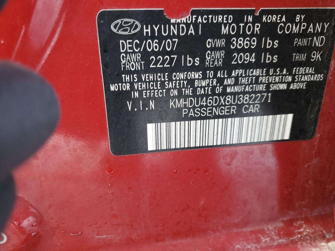 2008 Hyundai Elantra - Image 13